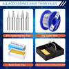 Electronics Soldering Iron Kit, SREMTCH 80W LCD Digital Soldering Gun
