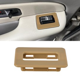 OICCTBF Rear Power Window Switch Trim Repair Fix,Driver Passenger Side Window Repair Button Cap Cover Replace for Escalade for Avalanche for Silverado for Tahoe for Sierra for Yukon 2000-2002(Beige)