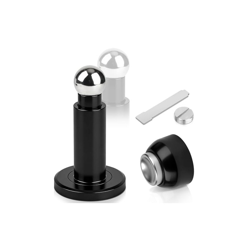 Tope de puerta magnético, tope magnético ajustable para puerta, resistente,