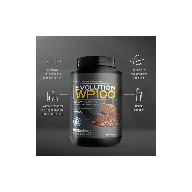 Evolution Wp100 Bote De Moka De 1400 G