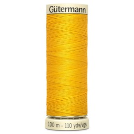 Gutermann Sew All Polyester Thread, Golden Yellow 0106, 100 m