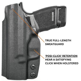 Rounded by Concealment Express IWB Holster Fits Taurus G3, Right Hand (Black)