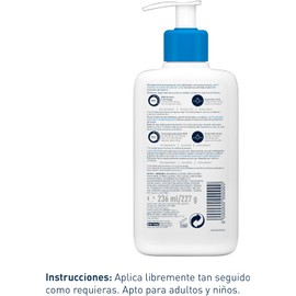 CeraVe Loción Hidratante de Rostro y Cuerpo para Piel Seca con Ácido Hialurónico 236ml