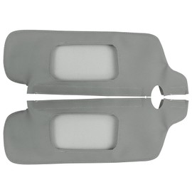 MOTOALL Pair Car Sun Visor Cover for Ford Mustang 1994-2004 Sunvisor Covering Replacement - Gray Grey