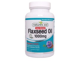 Natures Aid Flaxseed Oil 1000mg Cold Pressed 135 Caps