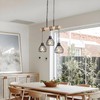 Farmhouse Dining Room Pendant Light Fixture Over Table, 3-Light Rustic