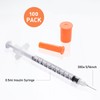 U-100 0.5cc/ml 30 Gauge 5/16" Syringe, Individually Packed 100 PACK