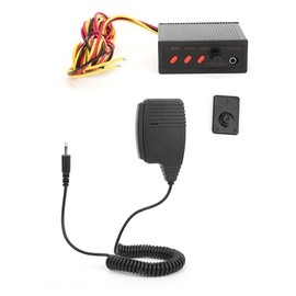 BAOK Car Fire Loudspeaker with 3 Siren Sound High Performance Universal Car Alarm Horn 115dB Loud 12V 50W for Truck Car RV SUV