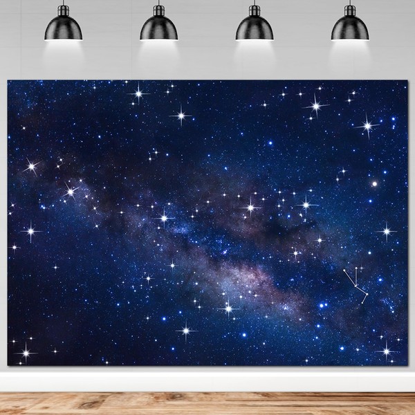 Avezano Starry Night Sky Backdrop Outer Space Galaxy Birthday Background
