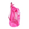 Children Kids Mesh Drawstring Backpack Summer Outdoor Beach Shell Toy