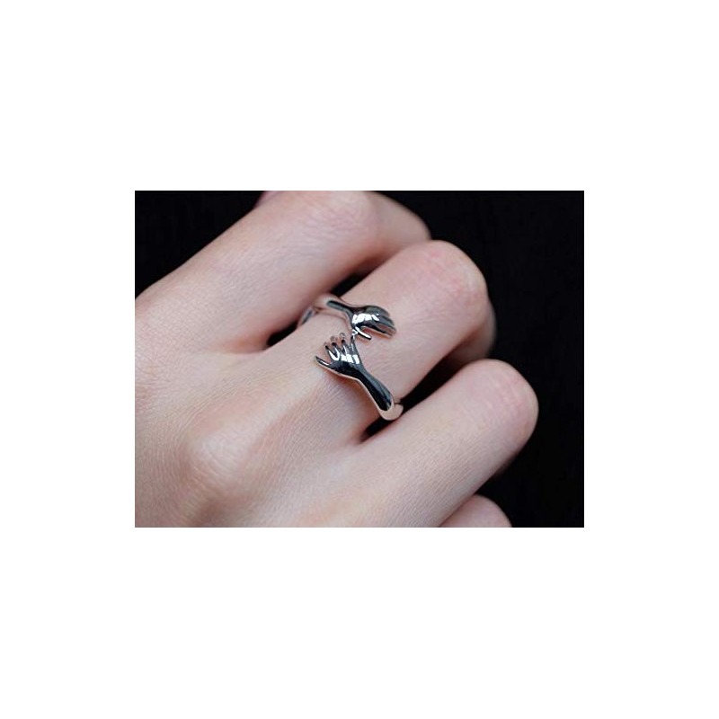 Sovats Women's Hug Ring, Sterling Silver