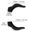GMS Optical Silicone Temple Tips for Glasses, Sunglasses, and Eye