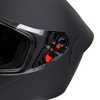 Full Face Motorcycle Helmet for Adults with DOT Approved, Black