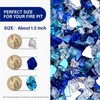 NUPICK 10 Pound Fire Glass for Fire Pit, 1/2 Inch