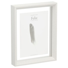 HAKUBA AMZFWFFZ-WT2L 4977187001556 Wooden Picture Frame, Floating Photo Frame, White, Clear Margins Enhance Your Photos Floating Feeling, L/KG/2L Size, Uses Shatter-resistant Acrylic Board