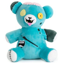 Frankie the Zombie Teddy | 27 cm Plush Toy, Plush Toy, Teddy Bear Cuddly Toy, Turquoise