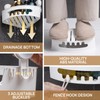 LEVERLOC Suction Cup Shower Shelf, Corner Shower Caddy 2 Pack