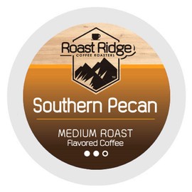 Roast Ridge Single Serve Coffee Pods Compatible with Keurig K-Cup Brewers, Southern Pecan, 100 Count