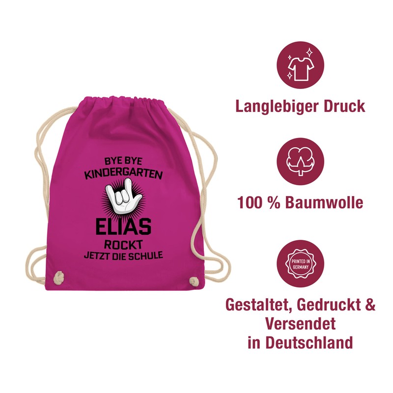 Geschenk mit Namen personalisiert by Shirtracer - Gym Bag Backpack
