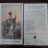 St. Jude - Prayer To - Relic Laminated Holy Card - Blessed by Pope Francis