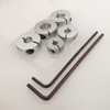 CESFONJER 5 PCS Drill Bit Depth Stop Coloring Positioner Spacing