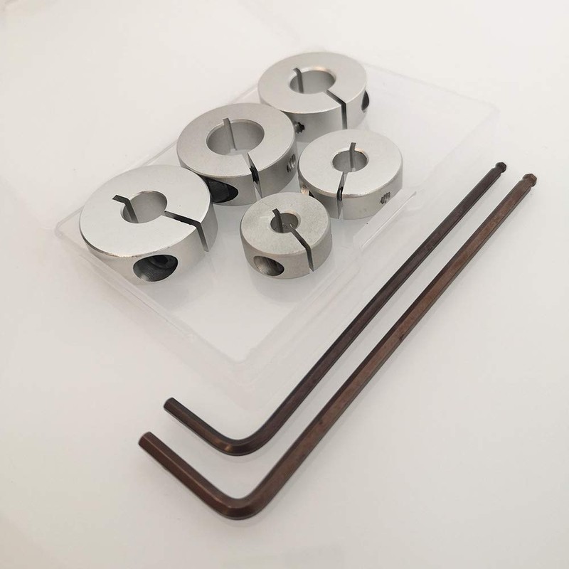 CESFONJER 5 PCS Drill Bit Depth Stop Coloring Positioner Spacing