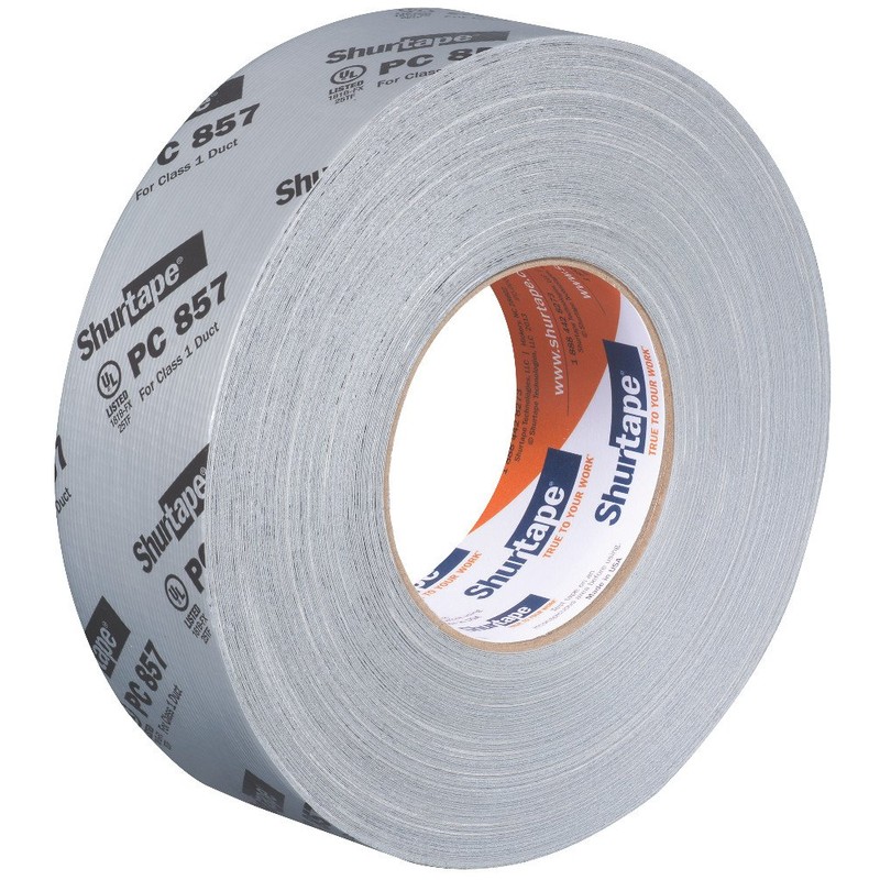 Shurtape PC 857 UL 181B-FX Listed/Printed Cloth Waterproof HVAC Duct