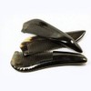 EXCEART Handmade Ox Horn Massage Comb Anti-static Fine Teeth Pocket