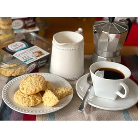 True Delicious SHORTBREAD COOKIES with Nuts, 6-pack collection, 2 containers per flavor (Pistachio, Walnut, Coconut). Chunky, Buttery, Nutty. 5.5oz per container