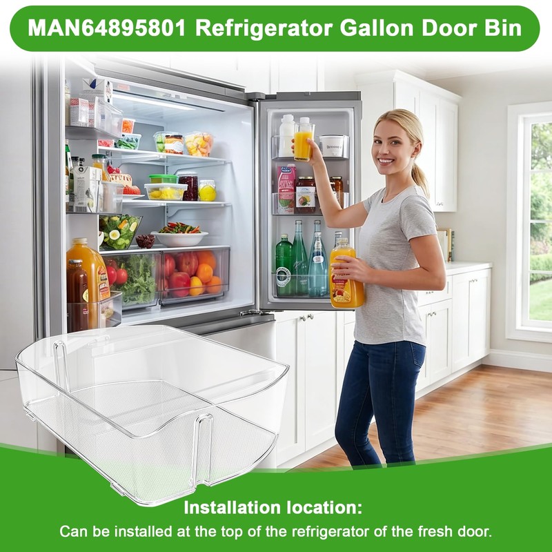 MAN64895801 Door Bin for Refrigerator LRFLC2706S, LF30S8210S, etc