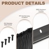3-Pack Garage Door Brush Seal – CEPIA Black Bottom Sweep