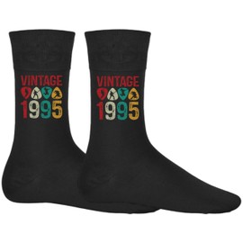 DCG PRINTWEAR Hilarious Socks for 30 Year Old – Black Birthday Gift for Born in 1995 – Gag Present for Him or Her
