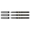 Pilot Pack of 3 Hi-Tecpoint V7 Rollerball Pens, Liquid Ink,
