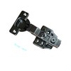 2 Pack Half Cover Hinge Gun Black, Suitable for Frameless