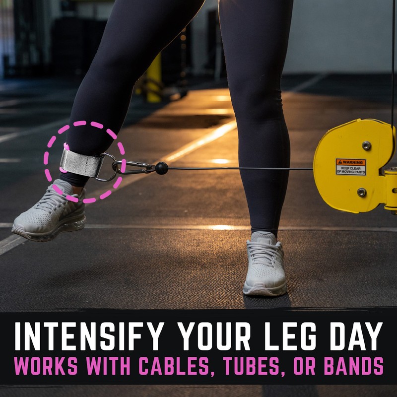 Gradient Fitness Ankle Straps (2 Pack) | Ankle Strap for