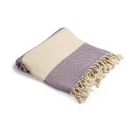 Aegean Concept Turkish Beach Towels, Oversized, Sandcloud Bath Towel, Packable, 37 x 73 inches, Soft, Quick Dry, Ideal for Swimmers, Travel, for Men & Women, Purple, Pack of 1