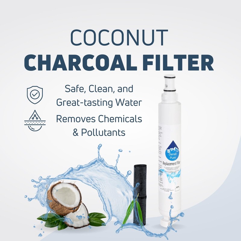 3-Pack Replacement for Whirlpool GR2FHTXTQ00 Refrigerator Water Filter - Compatible