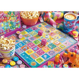 PuzzOne Jigsaw Puzzle for Adults 1000 Piece, Colorful Game Board Scene Puzzles for Family Decoration, Adults Fun, Party Game, Finished Size 27.5" x 19.7"