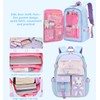 MCWTH School Backpack for Girls, Lightweight Waterproof Cute Bunny School