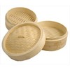 Bamboo Steamer Two Tiers 10in #W15-10