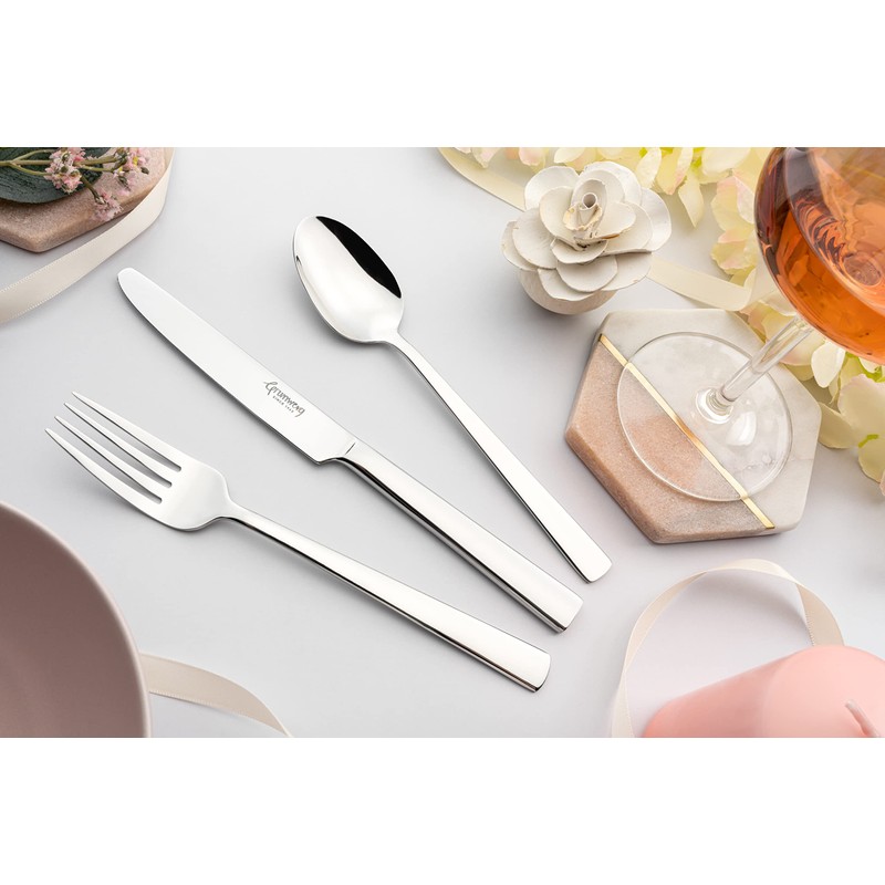 Grunwerg DFWMS Dessert Forks, Stainless Steel