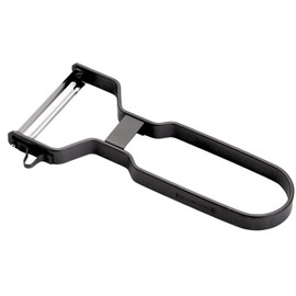 Kevnhaun KDS.8915 Stainless Steel Peeler, Black, PVD Coating, Peeler, Compact, Sprout Removal, Black, For Smooth Peeling of Vegetables and Fruits Cookware