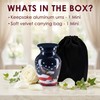 Handcrafted Urn for Ashes Mini Metal Decorative Cremation Sharing Urns,