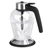 Honey Syrup Dispenser with Stand Multipurpose Honey Jar Clear Glass