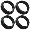 Hitefu 4 Pcs Aluminum Lamp Shade Adapter Rings, E26 Black