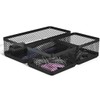 1InTheOffice Desk Baskets and Organizers Tray, Black Mesh Tray, Black