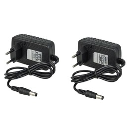 TEMPO DI SALDI 2 x Universal Transformer 2 Amp 12 Volt with Pin Connector 2.1 to 5.5mm