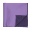 tiemart Purple Solid Color Pocket Square