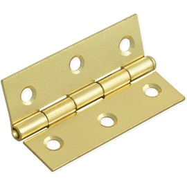 Solid Brass Butt Hinges Door Hinges Internal 75mm/3-Inch Rising Butt Hinges for Internal External Doors Hinges for Cupboards Cabinets Doors Pack of 2.