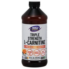 Now Sports - Liquid L-Carnitine (Citrus Flavor) 3000 mg - 16 fl. oz (473 ml) by